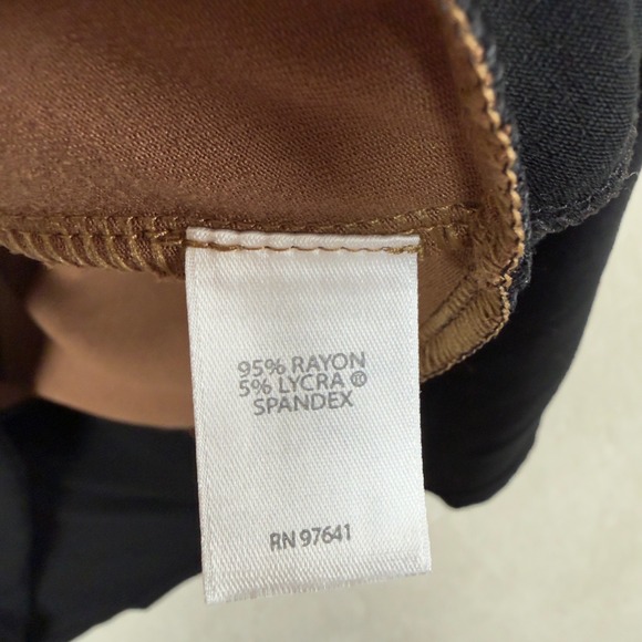 J. Jill Wearever Collection NWT Tunic Dress Colorblock Short Sleeve Brown size S - Picture 3 of 8